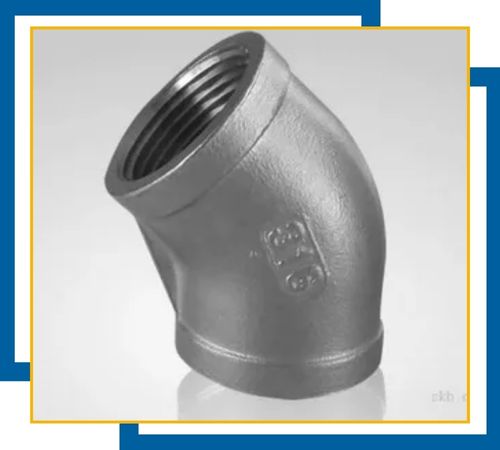 Threaded 45 deg elbow